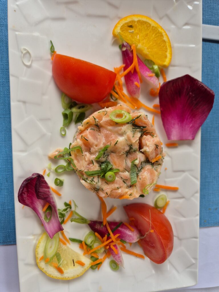 tartare de saumon