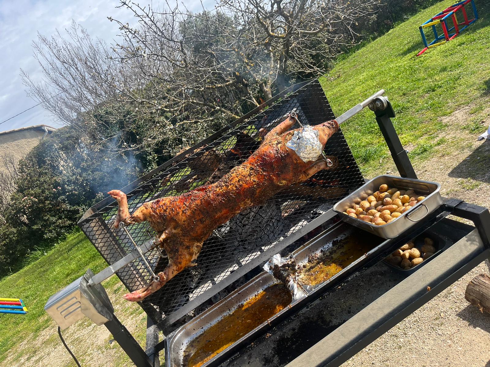 Porcelet à la broche