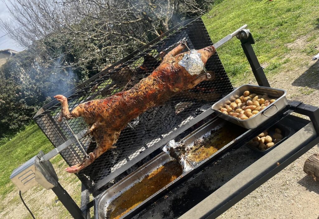 Porcelet à la broche
