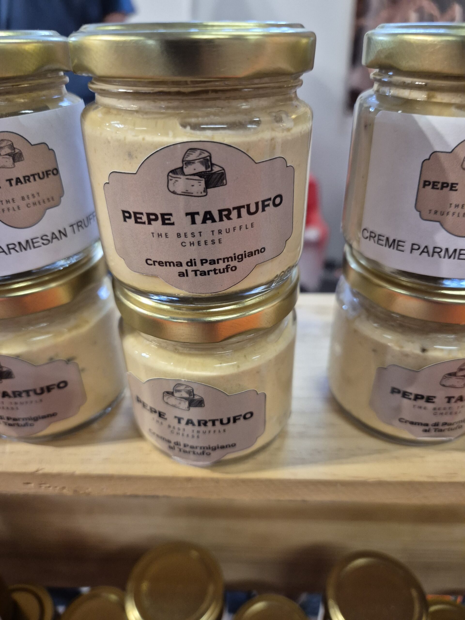 Pot de crème de parmesan à la truffe