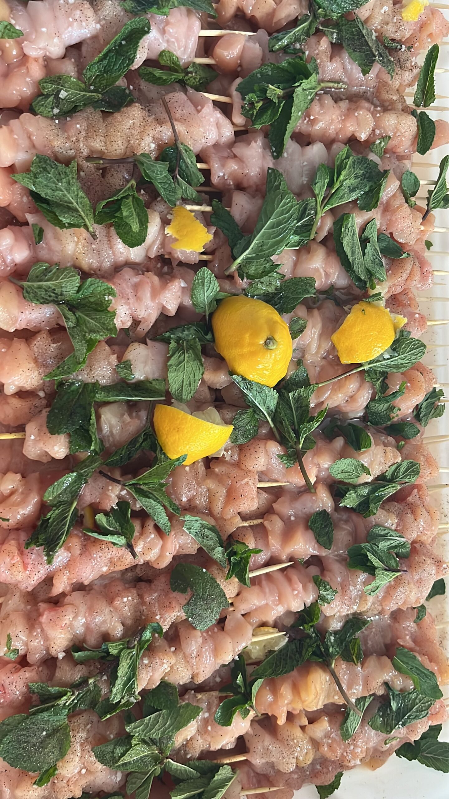 brochettes de dindes